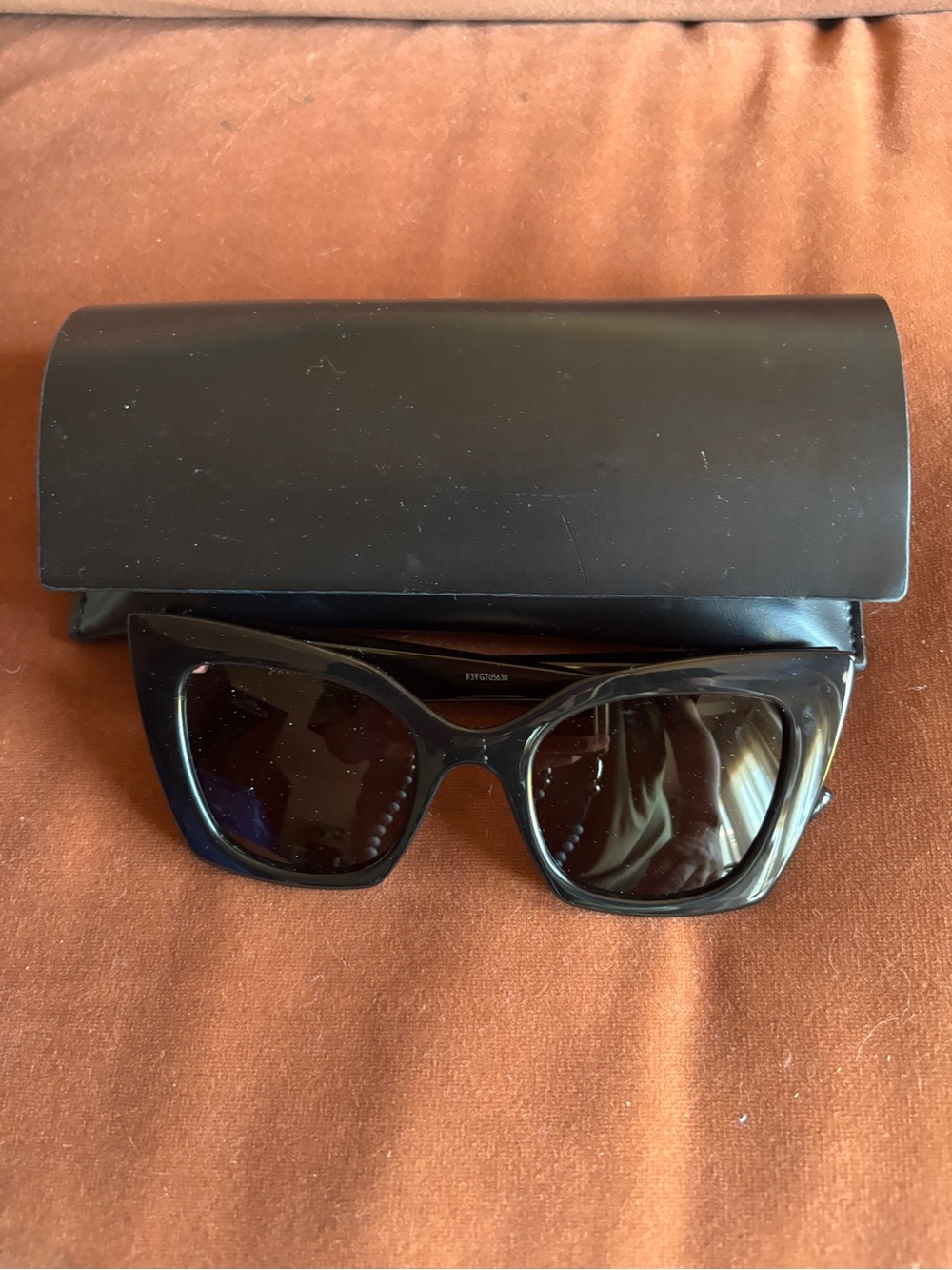 Saint Laurent Black Cat-Eye Women's Sunglasses